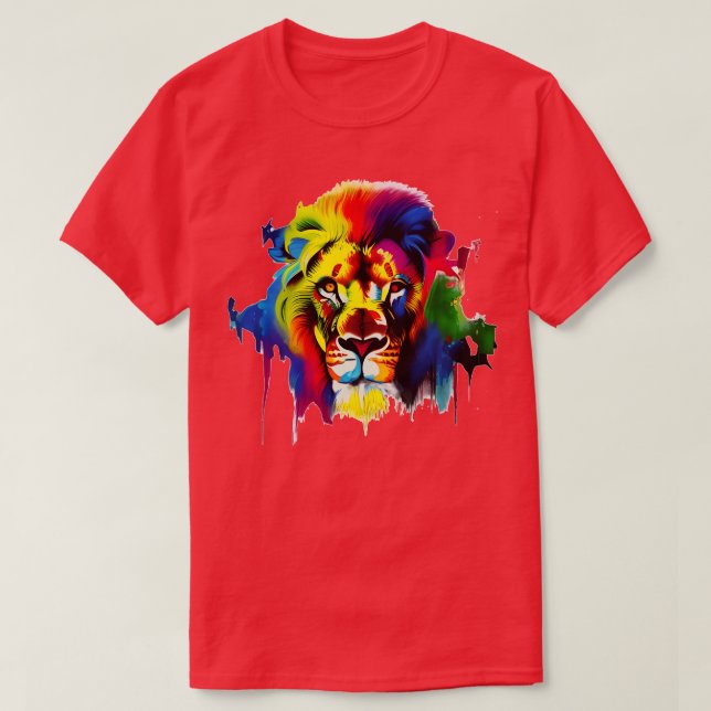 colourful lion T-Shirt (Design Front)