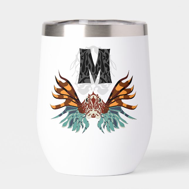 Colourful Lionfish Monogram (Back)