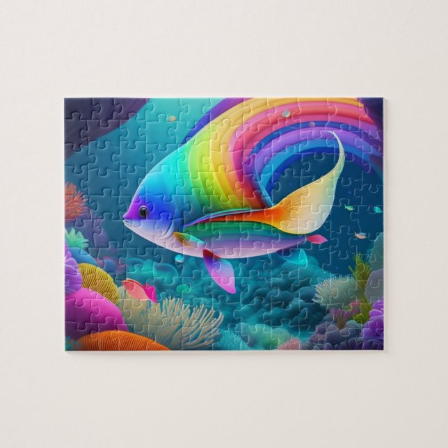 Colourful Little Cute Fish Jigsaw Puzzle (Horizontal)