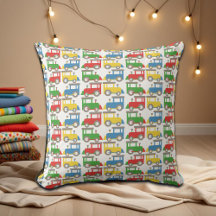 Colourful Little Trains Pattern