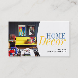 Colourful Living Interior Exterior Designer Decor Business Card