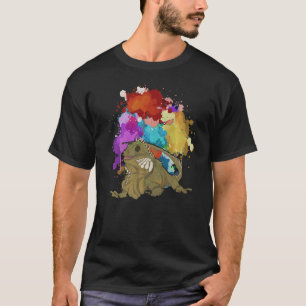 Colourful Lizard Reptile Animal Wildlife Iguana T-Shirt