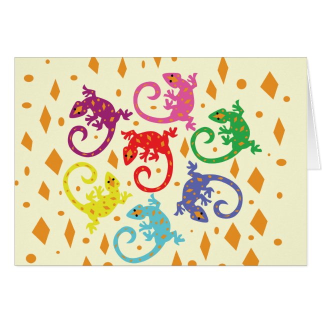 Colourful Lizards (Front Horizontal)