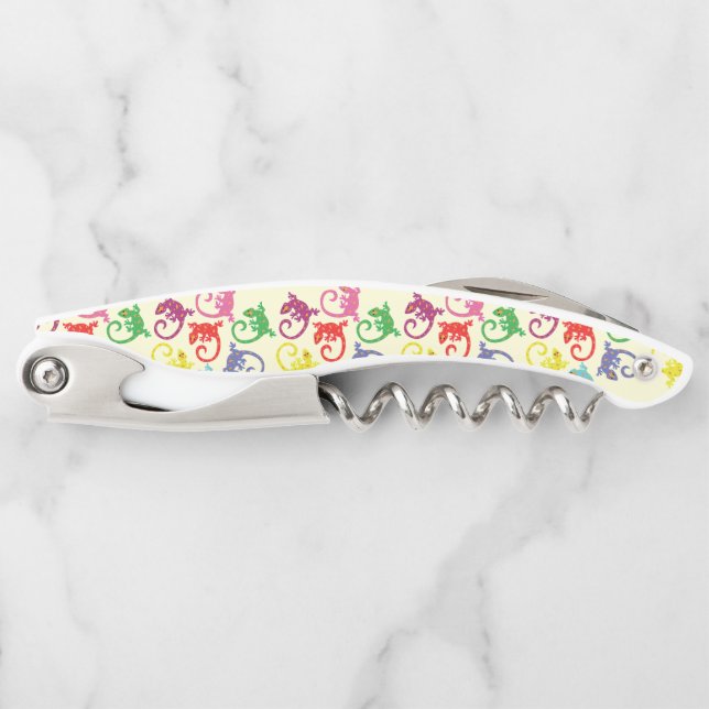 Colourful Lizards Corkscrew (Front)