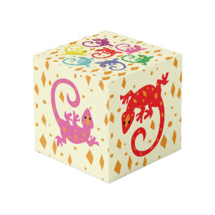 Colourful Lizards Cube