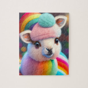 Colourful Llama Jigsaw Puzzle