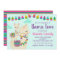 Colourful Llama Love Baby Shower Invitation
