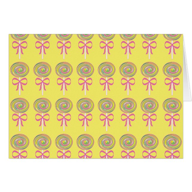 Colourful lollipops pattern (Front Horizontal)