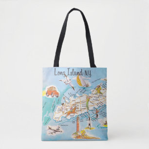 Colourful Long Island NY  Tote Bag