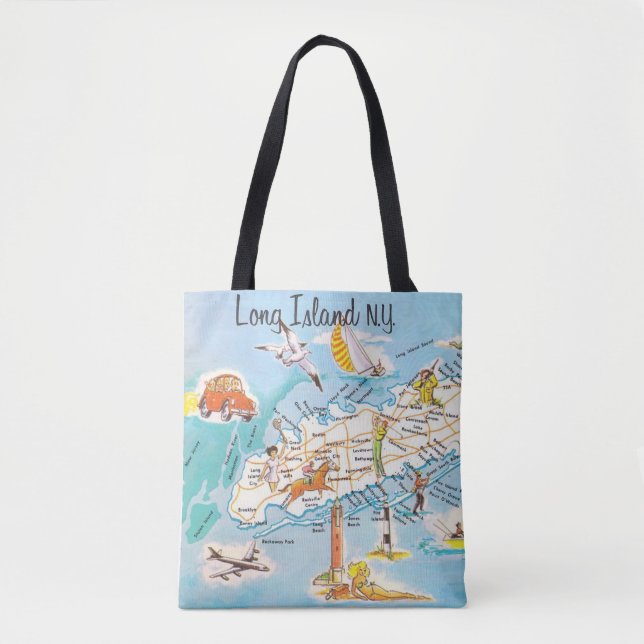 Colourful Long Island NY  Tote Bag (Front)