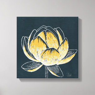 Colourful Lotus Flower No. 1 Canvas Print