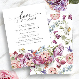 Colourful Love Bridal Shower Invitation