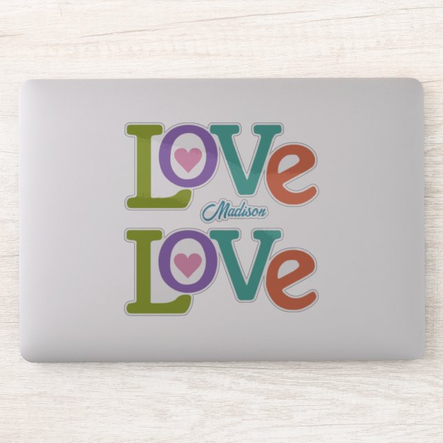 Colourful Love custom name (Computer)