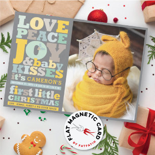 Colourful Love Peace Joy And Baby Kisses Photo Car