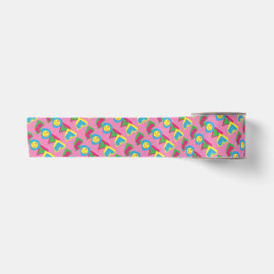 Colourful love sign satin ribbon