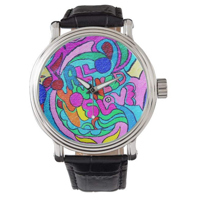 colourful love watch (Front)