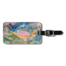 Colourful Luggage Tag Boho Rainbow Travel Tag