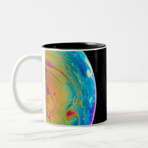 Colourful Lunar Pics Cool Moon Images Creative Moo Two-Tone Coffee Mug