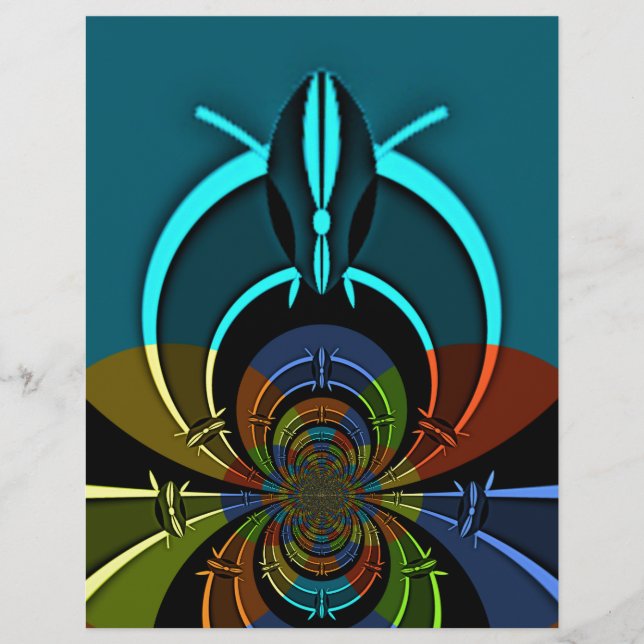 Colourful Maasai Shield Design (Front)