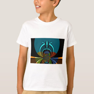 Colourful Maasai Shield Design T-Shirt