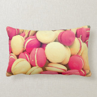 Colourful macaron macaroons sweet pillow cushion