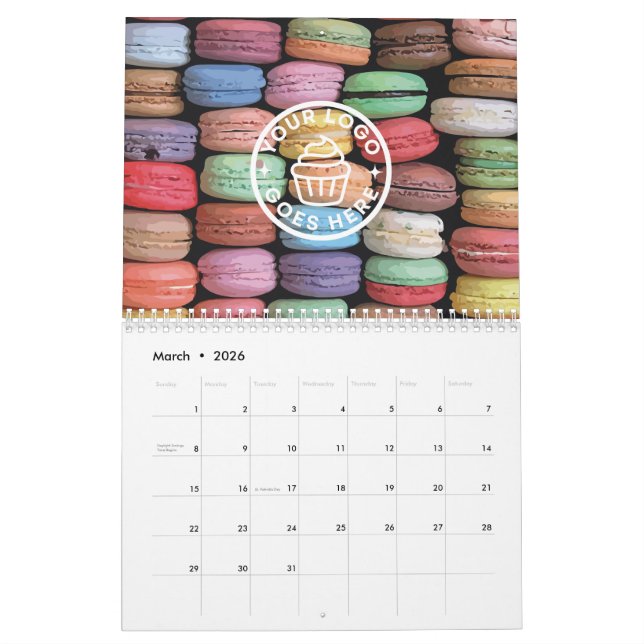 Colourful Macaron Painting Calendar (Mar 2026)