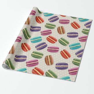 Colourful Macarons Wrapping Paper