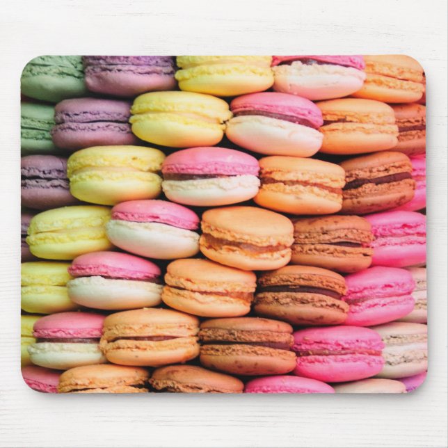 Colourful Macaroons Mouse Mat (Front)