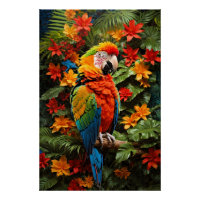Colourful Macaw Bird