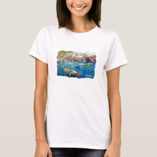 Colourful Madeira Portugal Vintage Travel T-Shirt