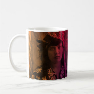 Colourful Maghreb Jewish Tunisian Djerba Girl Coff Coffee Mug