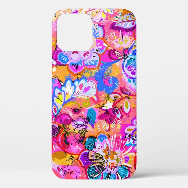 Colourful magic abstract floral Case-Mate iPhone case (Back)