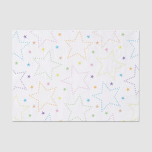 Colourful Magical Starry Night Sky Pattern Tissue Paper