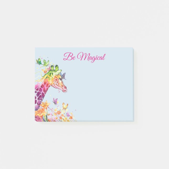 Colourful Magical Unicorn Notes (Front)