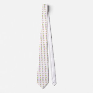 Colourful Maisy Bunnies Pattern Tie