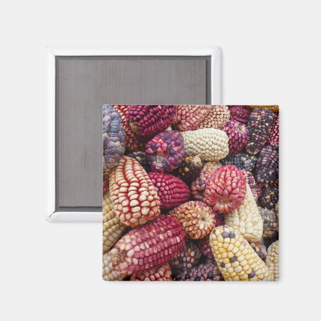 Colourful Maize Magnet (Front/Back)