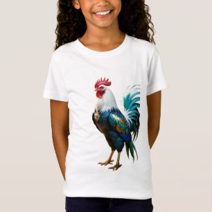 Colourful Majestic Rooster Kids T-Shirt