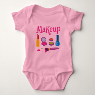 Colourful Makeup Baby Bodysuit