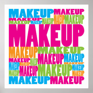 Colourful Makeup Poster