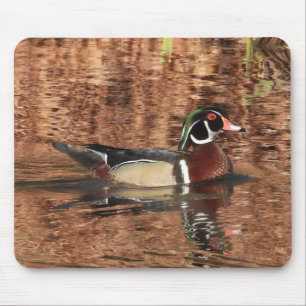 Colourful Male Wood Duck Mouse Mat