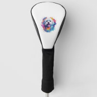 Colourful Maltese Splash Art Dog T-Shirt Classic T