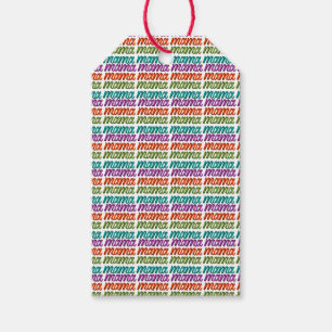 Colourful Mama Gift Bag Tags
