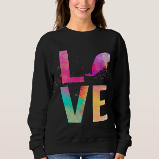 Colourful Manatee Mum Gifts Manatee Sweatshirt