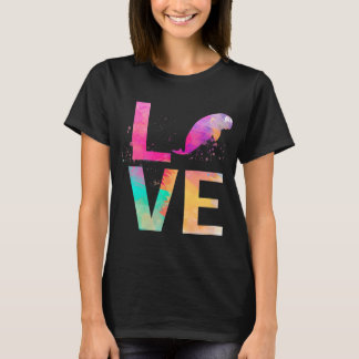Colourful Manatee Mum Gifts Manatee T-Shirt