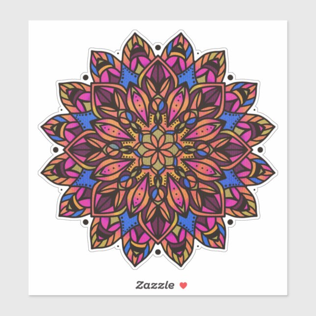 Colourful Mandala (Sheet)