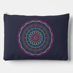 colourful mandala accessory pouch
