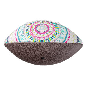 colourful mandala american football