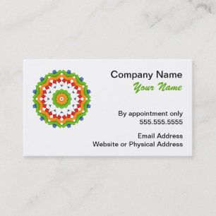 Colourful Mandala Business Cards
