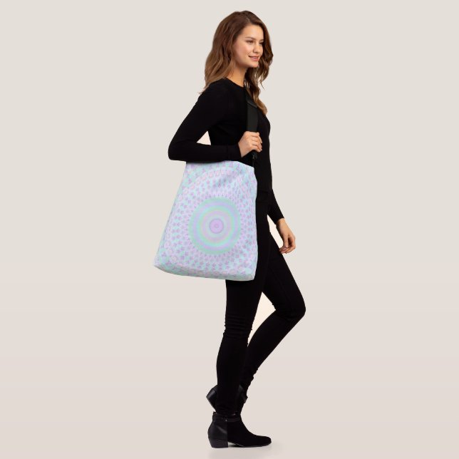 Colourful Mandala Crossbody Bag (On Model)