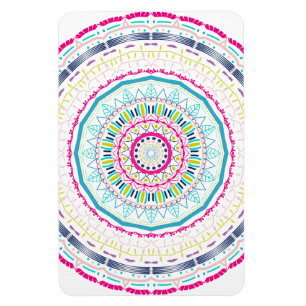 colourful mandala magnet